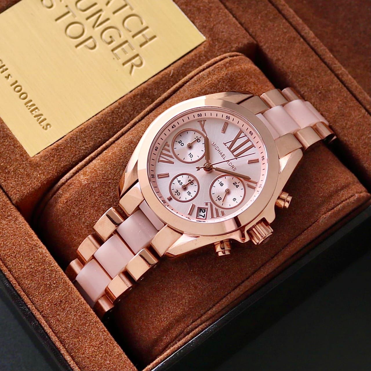 MICHAEL KORS GREEN CHRONOGRAPH FOR WOMEN